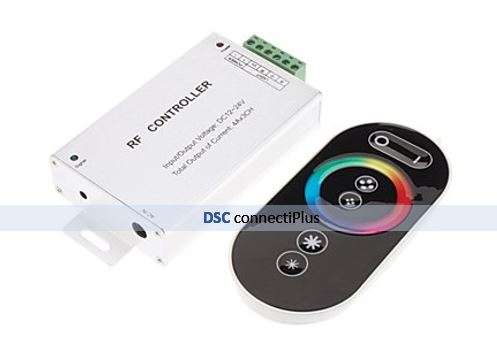 Touch Sensitive Wireless RGB Light Brightness Dimmer and Color Changing LED Remote Controller..!