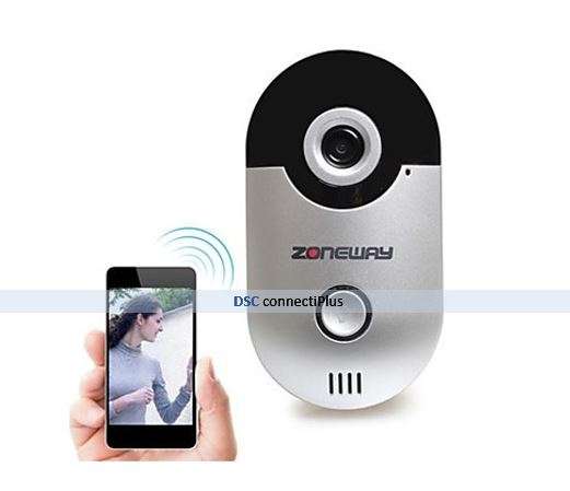 WiFi Video Doorbell w/ 2.5mm Wide-angle Lens, 10m Night Vision, iOS and Android App..!