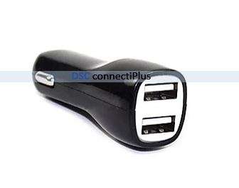 2.1A and 1.0A Dual USB Car Power Charger for iPhone 6/Plus/5/5S/5C/iPad5 and Others (Black)..!