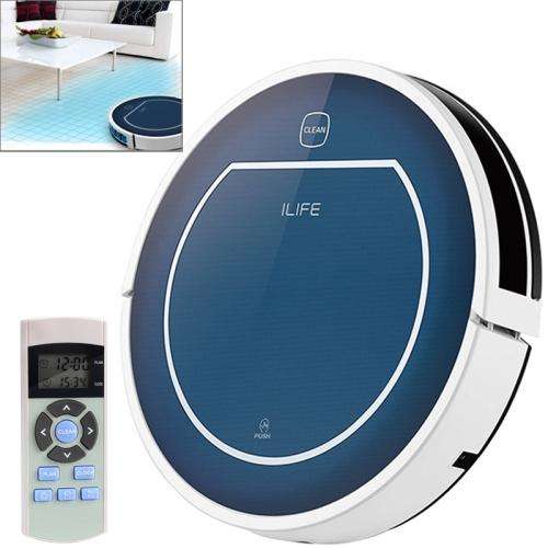 ILIFE V7 Smart Mute Sweeping Robot Automatic Rechargeable Vacuum Cleaner Remote Control Dust Cleaner