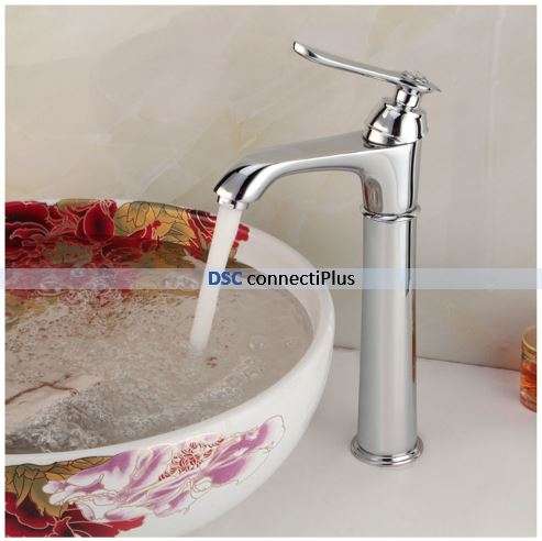 Brass Basin Mixer Faucet Single Handle Sink Tap for Home Kitchen / Bathroom (Chrome Finish