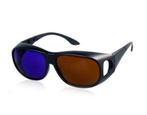Anaglyphic 3D Glasses Resin Lens (Black)..!