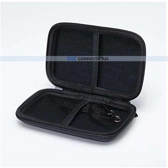 Portable Protective Shock-Proof EVA Zipper Case for 2.5` HDD (Black)..!