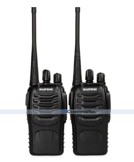 BAOFENG BF-888S 16-CH 400~470MHz 5W UHF FM Transceiver High Illumination Flashlight Walkie Talkie
