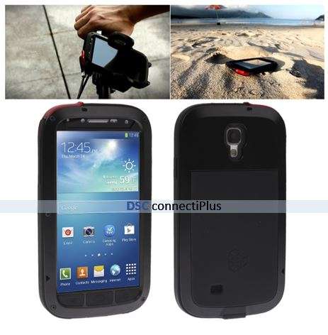 Metal Ultra-thin Rain Resistant, Drop-proof, Shockproof, Dustproof Protective Case for Galaxy S4 IV!