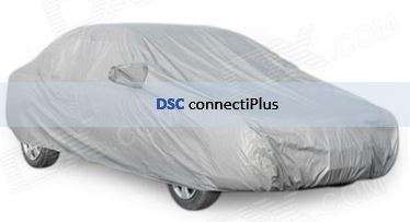 Water Resistant Dust-Proof Anti-Scratching Car Cover (Silver , Size L)..!