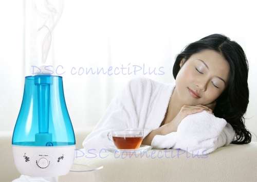 3L Tank Capacity Water Bottle Mini Home Ultrasonic Humidifier Air Purifier/Refresher w/LED Mood Lamp
