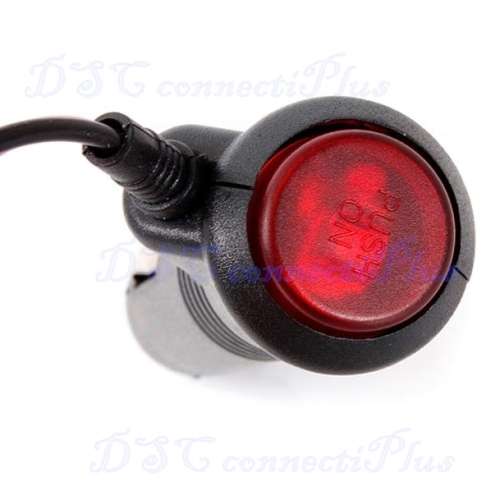 12V/24V 5A Fused Male Car Cigarette Lighter Socket Plug Connector On/Off Switch w/ 1.5m Cable
