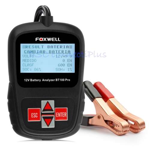 FOXWELL BT100 Pro 12V Digital Car Battery Tester for Flooded, AGM, GEL Automotive Battery Analyzer!!