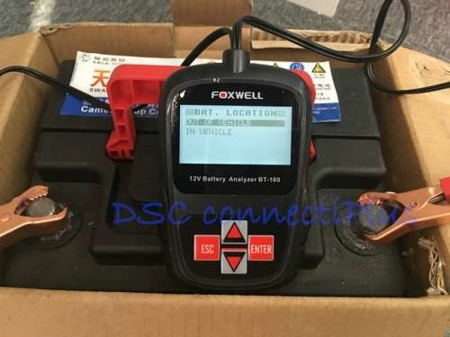 FOXWELL BT100 Pro 12V Digital Car Battery Tester for Flooded, AGM, GEL Automotive Battery Analyzer!!