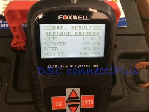 FOXWELL BT100 Pro 12V Digital Car Battery Tester for Flooded, AGM, GEL Automotive Battery Analyzer!!