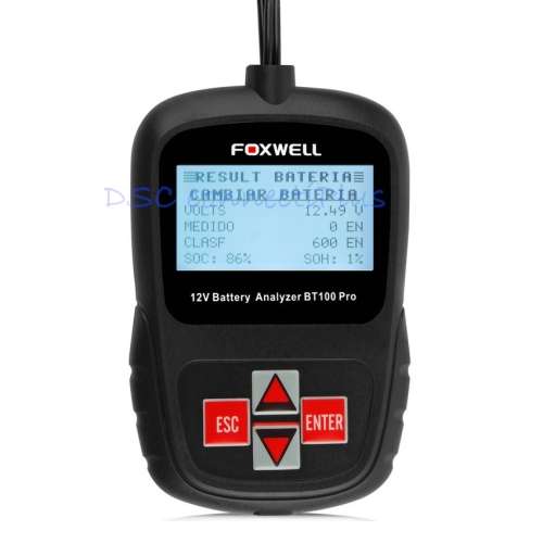 FOXWELL BT100 Pro 12V Digital Car Battery Tester for Flooded, AGM, GEL Automotive Battery Analyzer!!