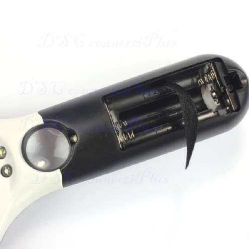 3-LED Lights 45X Handheld Mini Pocket Microscope Reading Magnifying Glass Lens Jewelry Loupe !!!