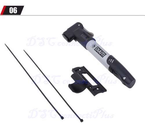 DUUTI Mini Portable Aluminum Alloy Bicycle Air Pump Bike Tire Inflator Super Light Small Accessories