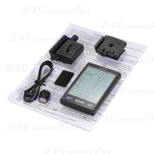 Wireless Water Resistant Bicycle Speedometer Odometer Bike Computer w/ Temperature & Backlight !!!