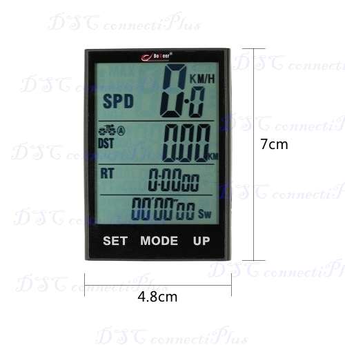 Wireless Water Resistant Bicycle Speedometer Odometer Bike Computer w/ Temperature & Backlight !!!