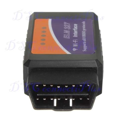 ELM327 WiFi Wireless OBD2 OBDII Car Auto Diagnostic Scanner Tool for iPhone 6 5s iPad iPod (Black)!!