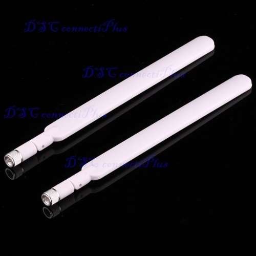 5dBi SMA Male 4G LTE Huawei Router Antenna (2 Pcs, White)..!