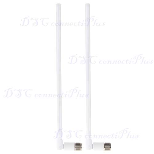 5dBi SMA Male 4G LTE Huawei Router Antenna (2 Pcs, White)..!