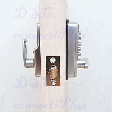 Mechanical Password Pin Code Push Button Keyless Door Lock (Silver)..!