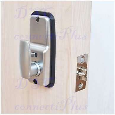 Mechanical Password Pin Code Push Button Keyless Door Lock (Silver)..!