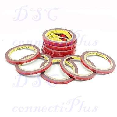 Car Styling 6mm Car Truck 3M Double-sided Acrylic Foam Adhesive Tape Automotive 3 Meters Long -Black