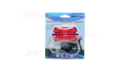 5-LED Safety Bicycle Tail Light with Mount (Black/Red)..!