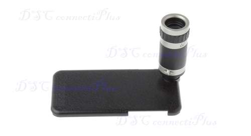 8X Magnification Zoom Camera Lens Telescope w/ Protective Back Case for iPhone 6 (Black)..!