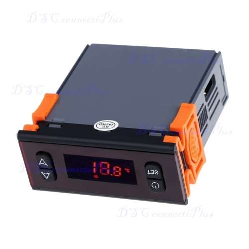 AC 90-250V Digital Temperature Controller with Display Screen (Black)..!