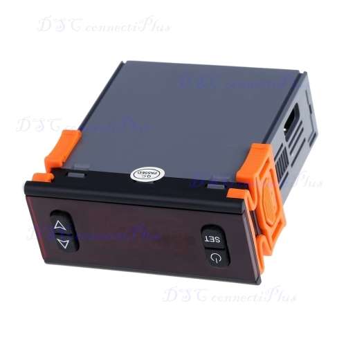 AC 90-250V Digital Temperature Controller with Display Screen (Black)..!