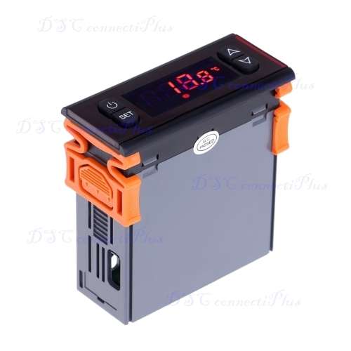 AC 90-250V Digital Temperature Controller with Display Screen (Black)..!