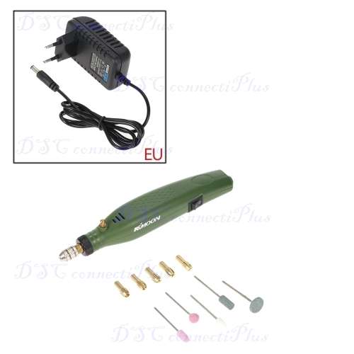 Mini Electric Milling Trimming Polishing Drilling Carving Cutting Engraving Tool Kit (Army Green)..!