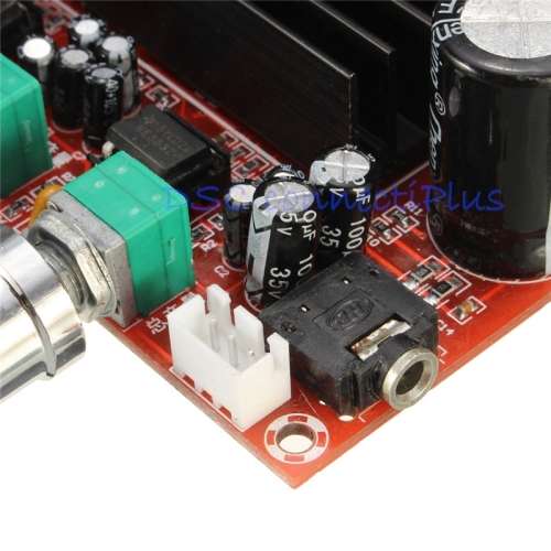 TPA3116D2 50Wx2 + 100W 2.1 Channel Digital Subwoofer Amplifier Board 12V-24V (Red)..!