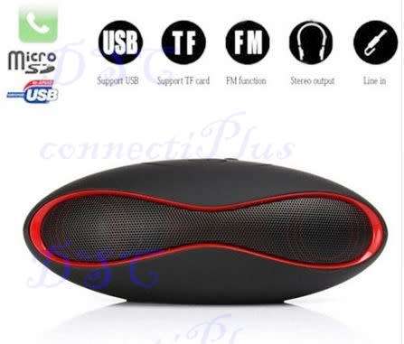 Mini Sound Bar Rugby Ball Shaped Wireless Bluetooth Speaker USB SD Card Reader Portable Audio Play!!