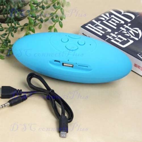 Mini Sound Bar Rugby Ball Shaped Wireless Bluetooth Speaker USB SD Card Reader Portable Audio Play!!