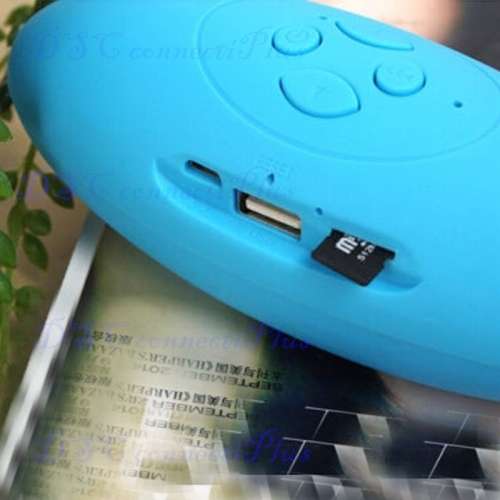 Mini Sound Bar Rugby Ball Shaped Wireless Bluetooth Speaker USB SD Card Reader Portable Audio Play!!