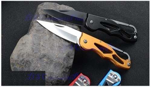 Portable Pocket Knife Folding Hunting Camping Tactical Rescue Key Ring Mini Peeler Outdoor Survival