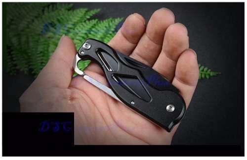 Portable Pocket Knife Folding Hunting Camping Tactical Rescue Key Ring Mini Peeler Outdoor Survival