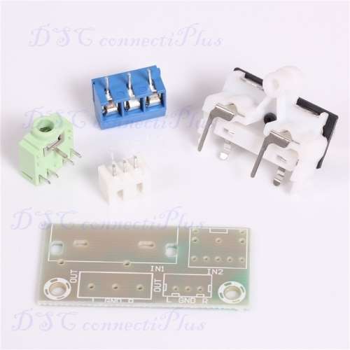 DIY Audio Board RCA 3.5mm Audio Input Block For Amplifier Electronics..!