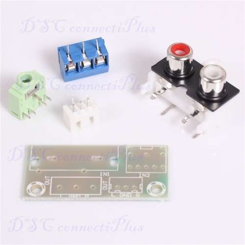 DIY Audio Board RCA 3.5mm Audio Input Block For Amplifier Electronics..!
