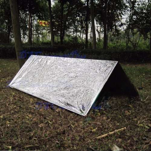 Outdoor Folding 210x130cm Life-saving Military Emergency Survival Rescue Shelter Insulation Curtain