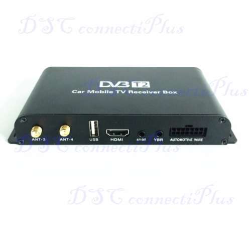 High Speed 180-200km/h 4x Antenna 4x Mobility Chip HD 1080P Car Digital DVB-T/T2 TV Tuner Receiver!!