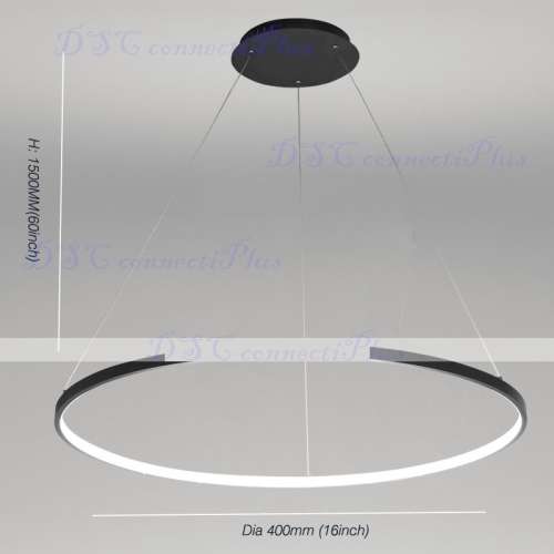 Contemporary Ring Style LED Pendant Light Ambient Light For Dining Study Office Living Room Bedroom!