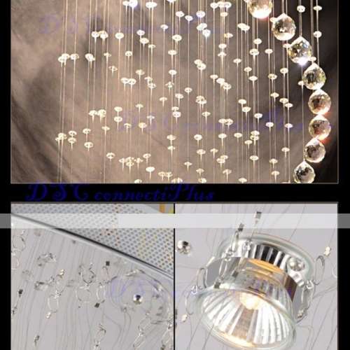 Contemporary Mini Helix Style Pendant Crystal Chandelier Downlight For Living Room Bedroom Kitchen!!