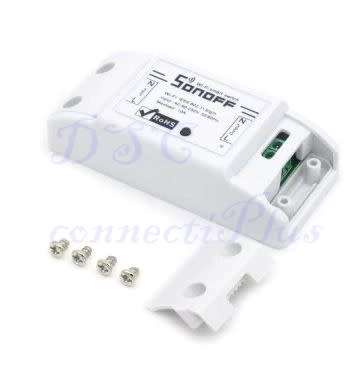 SONOFF BASIC WiFi Wireless Smart Switch for DIY Home Safety, Remote Control and Automation (White)