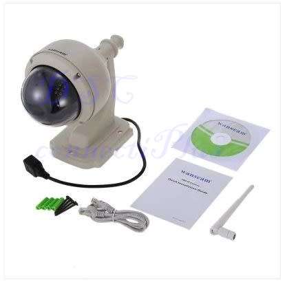 WANSCAM 1.0MP 720P WiFi IP Outdoor PTZ Camera Support ONVIF Night Vision Motion Detection Email Aler