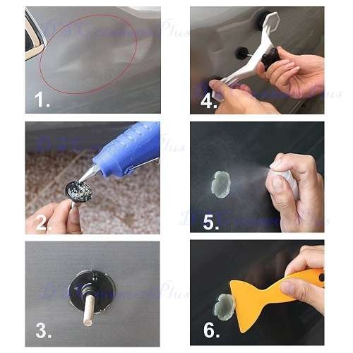 PDR Tools Kit Plastic Bridge Pulling Dent Remover Hand Tool Set For Car Body Paintless Dent Repair!!