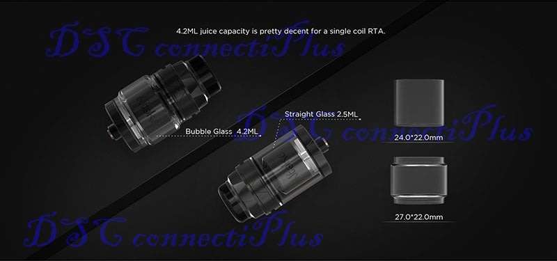 Augvape INTAKE RTA 4.2mL Tank 24mm Single Coil Leak Proof 510 Thread Electronic Cigarette RTA..!