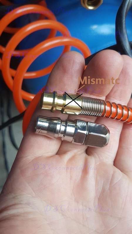 20m Polyurethane 8x5mm Flexible Air Compressor Hose Tube Air Tool with SP20+PP20 Connectors (Yellow)