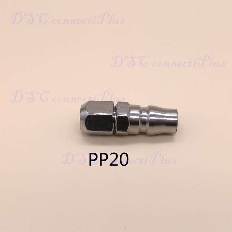20m Polyurethane 8x5mm Flexible Air Compressor Hose Tube Air Tool with SP20+PP20 Connectors (Yellow)